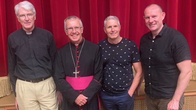 Bishop Blesses New Genesian Theatre