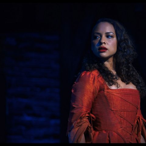 Jasmine Cephas Jones is Maria Reynolds in HAMILTON, the filmed version of the original Broadway production.